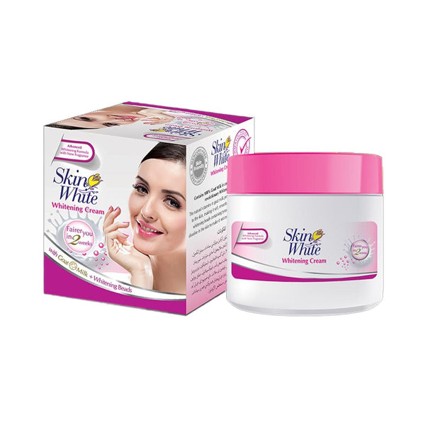 Skin white jar